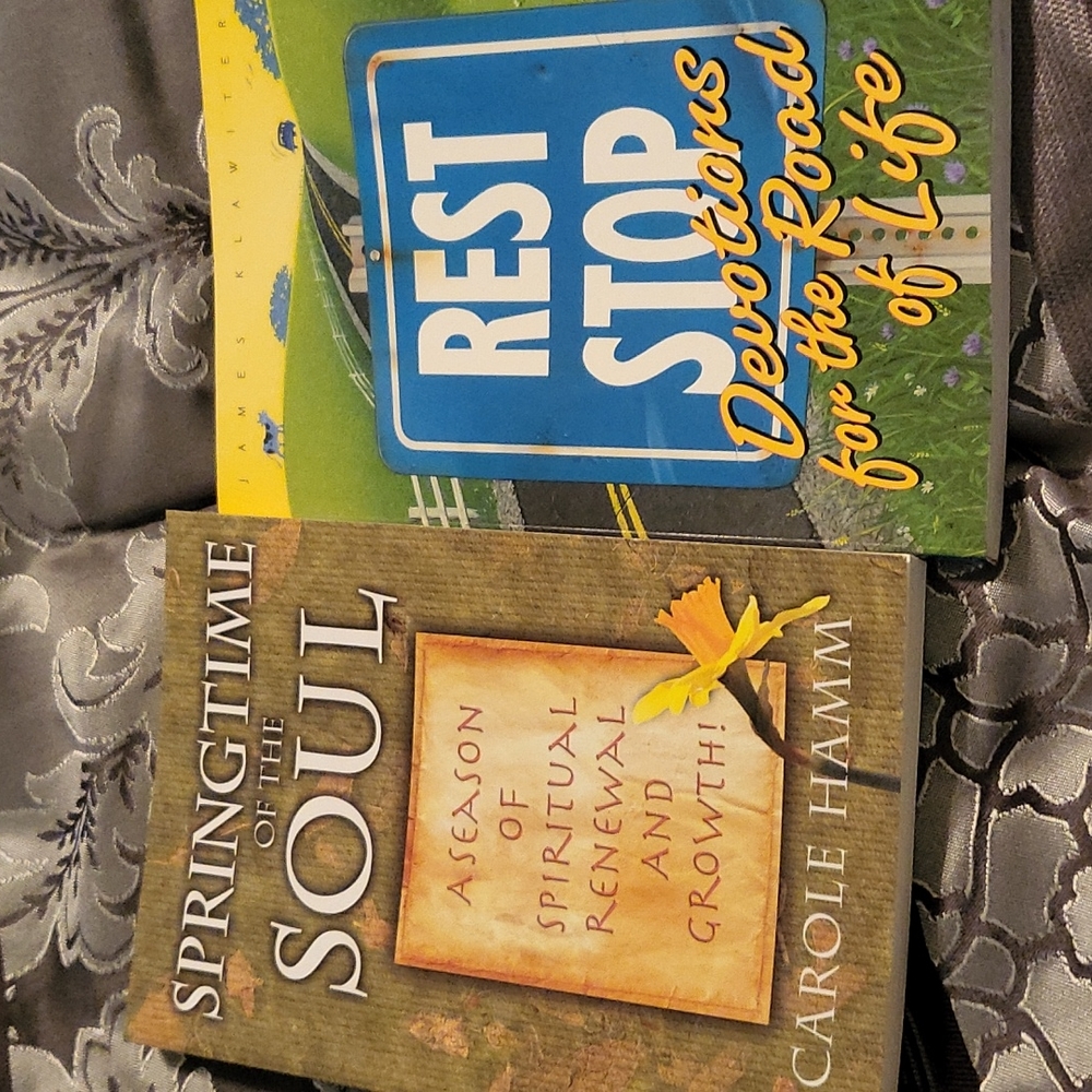*Bundle of two Devotional books Springtime of the Soul and Rest Stop